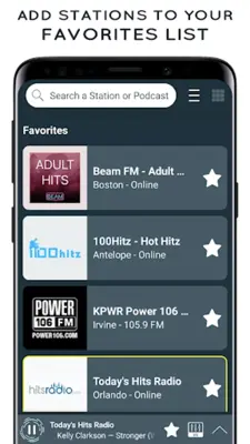 Radio USA - Live Radio FM / AM android App screenshot 2